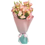 Букет из 11 нежно розовых эустом