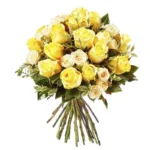 Букет из 25 желто-чайных роз