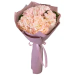 Букет из 5 розовых гортензий